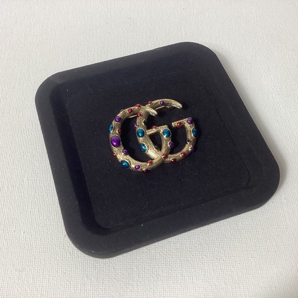 Gucci GG Vintage Brooch - Picture 1 of 2